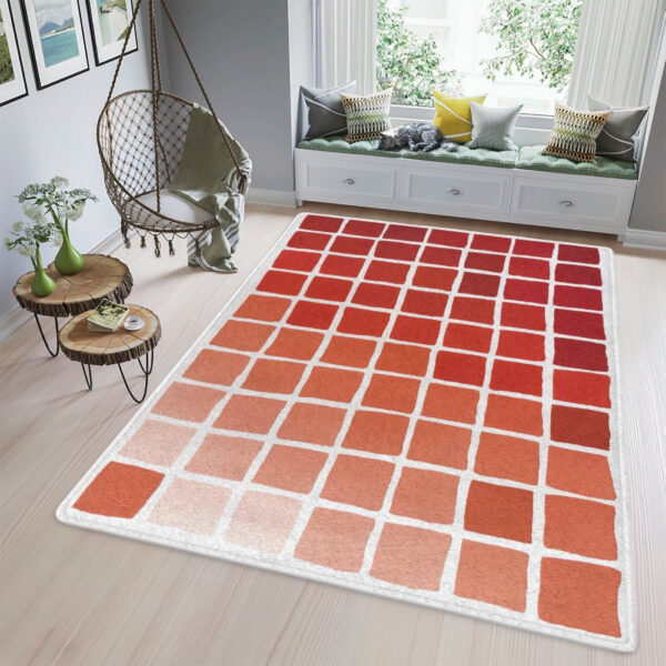Tapis à Motif Grille Moehong – Image 2