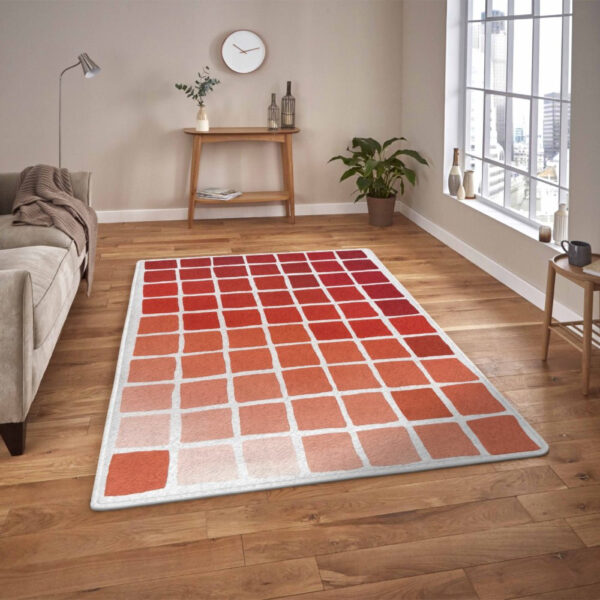 Tapis à Motif Grille Moehong – Image 3