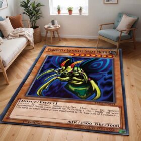 1999 – Tapis Yu-Gi-Oh! Ultime Moth Parfaite – Aucun fond rouge DDS