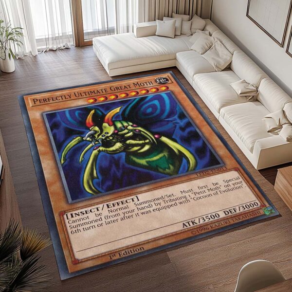 1999 – Tapis Yu-Gi-Oh! Ultime Moth Parfaite – Aucun fond rouge DDS – Image 2