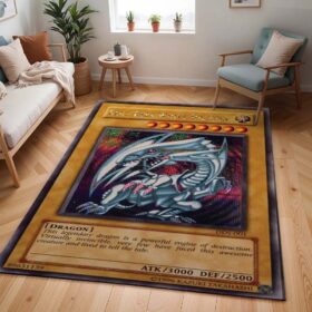 2002 – Tapis Dragon Blanc aux Yeux Bleus – Dark Duel Stories – PSA 10
