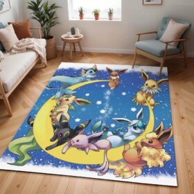 Tapis Pokémon – Évolutions d’Évoli sur la Lune