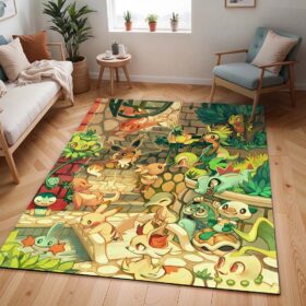 Tapis Pokémon – Tous les Pokémon Plante 6