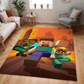Tapis Minecraft – Tous les personnages 02