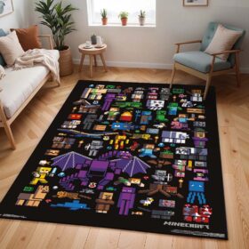 Tapis Minecraft – Tous les personnages