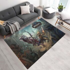 Tapis Anduin Wrynn Alliance vs Sylvanas Windrunner Horde World of Warcraft – Bataille pour Azeroth