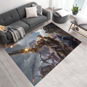 Tapis Anduin Wrynn et le loup – Armée de l’Alliance World of Warcraft WOW