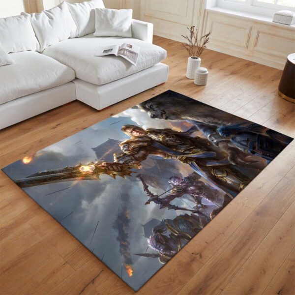 Tapis Anduin Wrynn et le loup – Armée de l’Alliance World of Warcraft WOW – Image 2