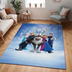 Tapis La Reine des Neiges – Anna Elsa Olaf – Frozen Disney 1003