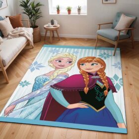 Tapis La Reine des Neiges – Anna Elsa Olaf – Frozen Disney 1004