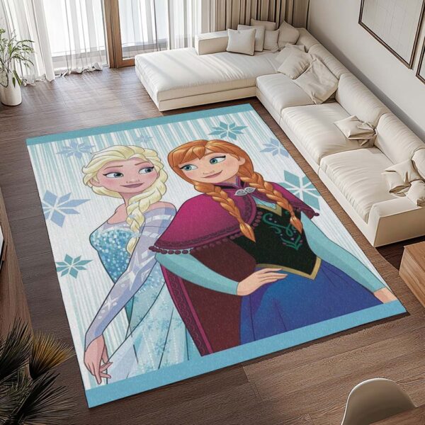 Tapis La Reine des Neiges – Anna Elsa Olaf – Frozen Disney 1004 – Image 2