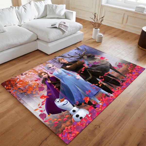 Tapis Anna Elsa Olaf La Reine des Neiges – Disney 1006 – Image 2