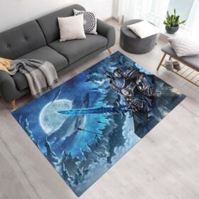 Tapis Arthas Menethil Le Roi-Liche avec Deuillegivre World of Warcraft WOW