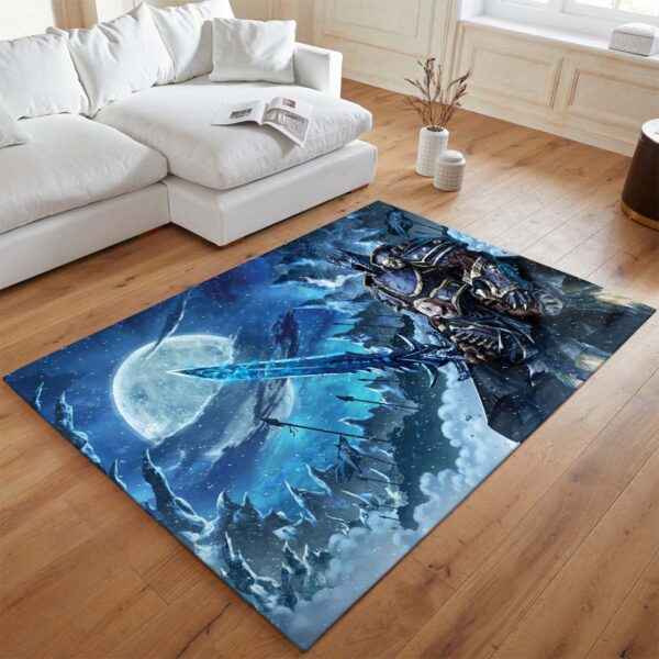 Tapis Arthas Menethil Le Roi-Liche avec Deuillegivre World of Warcraft WOW – Image 2