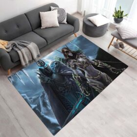 Tapis Arthas Menethil Le Roi-Liche et Sylvanas Windrunner World of Warcraft WOW