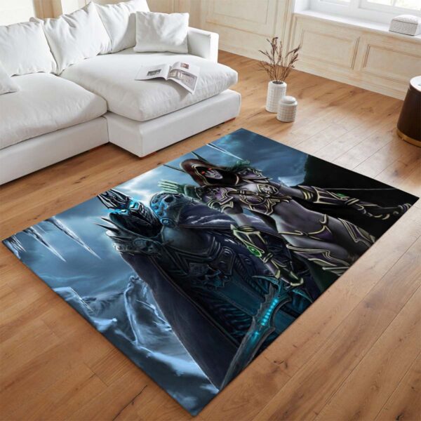 Tapis Arthas Menethil Le Roi-Liche et Sylvanas Windrunner World of Warcraft WOW – Image 2