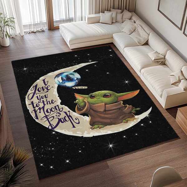 Tapis Star Wars – Baby Yoda – Je t’aime jusqu’à la lune et retour – Image 2