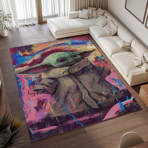 Tapis Star Wars – Baby Yoda trop mignon – Image 2
