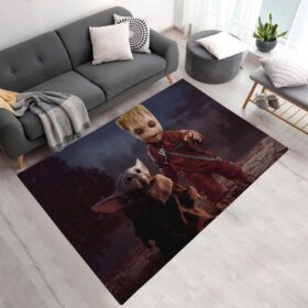 Tapis Bébé Yoda et Groot