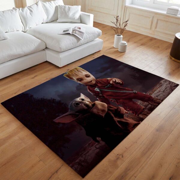 Tapis Bébé Yoda et Groot – Image 2