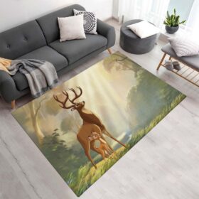 Tapis Bambi et son père