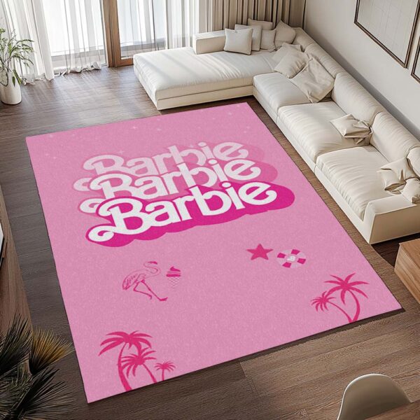 Tapis Barbie – Rose et mignonne 2 – Image 2