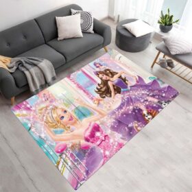 Tapis Barbie – La Princesse et la Popstar