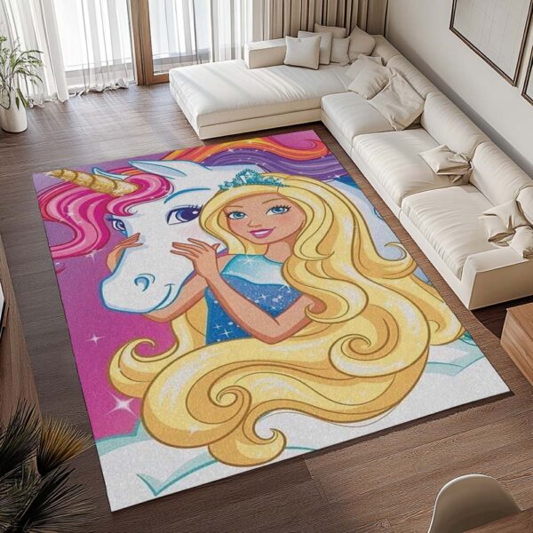 Tapis Barbie et licorne – Image 2