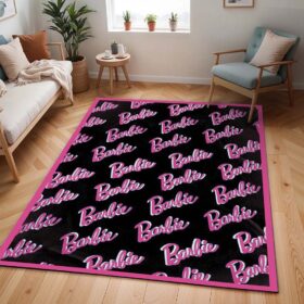 Tapis Barbie – Icône noir et rose