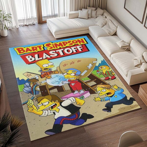 Tapis Bart Simpson – Lancement de fusée – Image 2