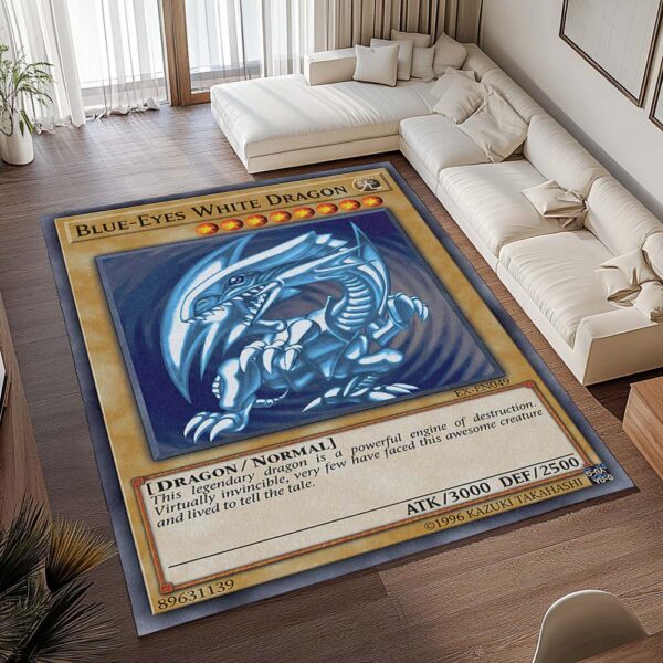 Tapis Yu-Gi-Oh! – Dragon blanc aux yeux bleus – Image 2