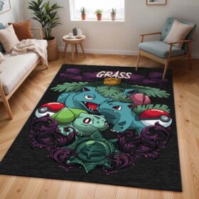 Tapis Pokémon – Bulbizarre – Type Plante