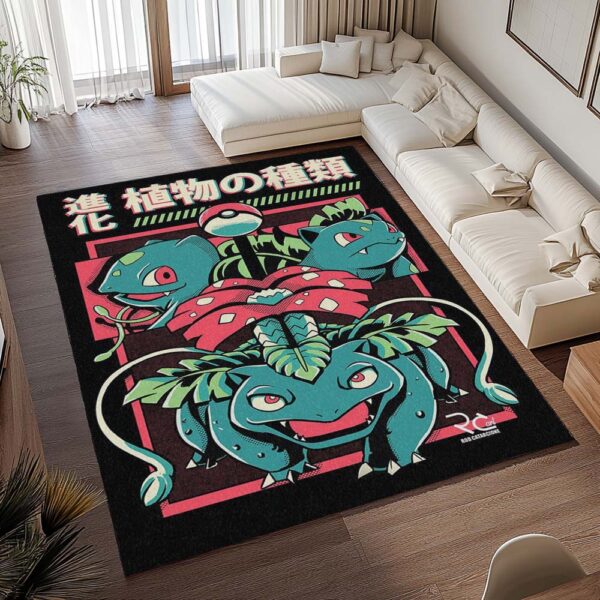 Tapis Pokémon – Bulbizarre – Type Plante 2 – Image 2
