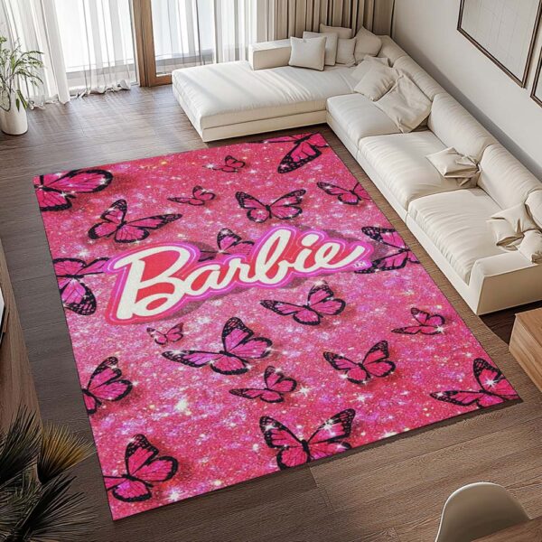 Tapis Barbie – Papillons et paillettes – Image 2
