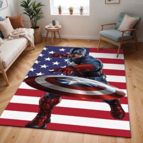 Tapis Captain America – Marvel 01