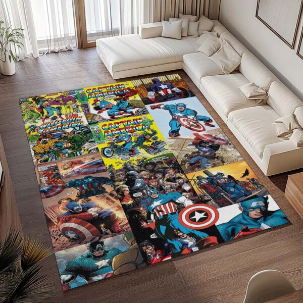 Tapis Captain America – Super-héros – Image 2