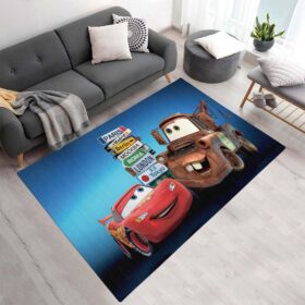 Tapis Cars – Flash McQueen et Martin