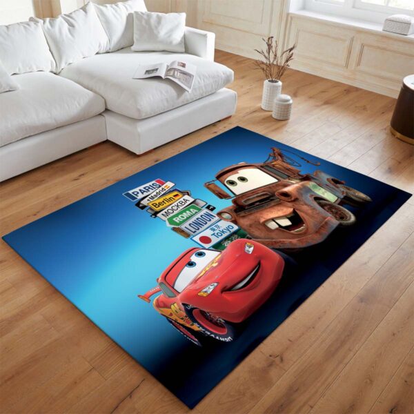Tapis Cars – Flash McQueen et Martin – Image 2