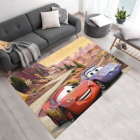 Tapis Cars – Flash McQueen et Sally Carrera 2