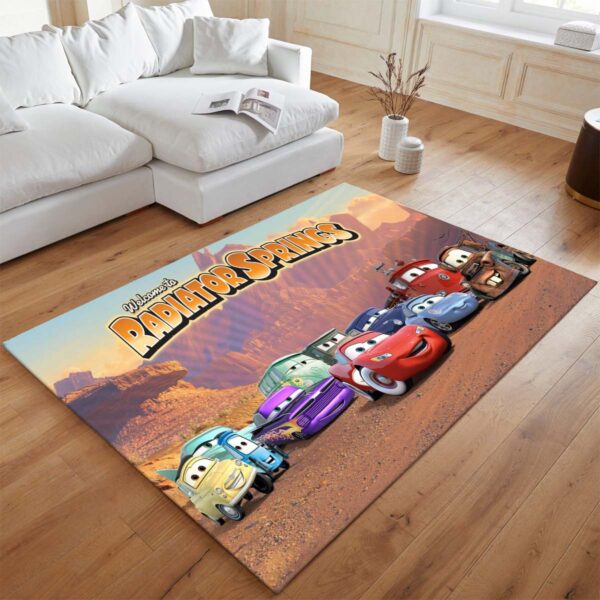 Tapis Cars – Flash McQueen et Sally Carrera – Radiator Springs – Image 2