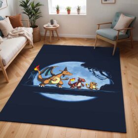 Tapis Pokémon – Salamèche, Reptincel et Dracaufeu 3