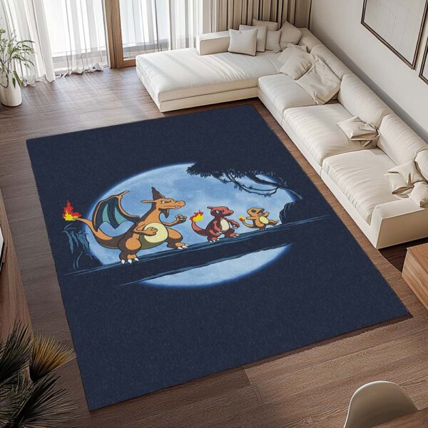 Tapis Pokémon – Salamèche, Reptincel et Dracaufeu 3 – Image 2