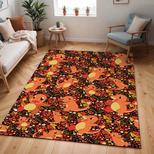 Tapis Pokémon – Salamèche – Type Feu