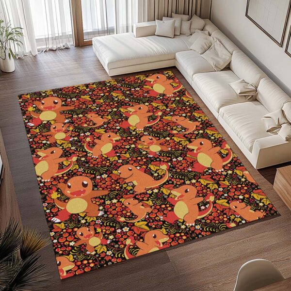 Tapis Pokémon – Salamèche – Type Feu – Image 2