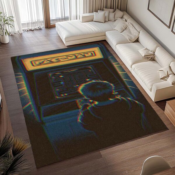 Tapis Pac-Man – Enfant jouant au jeu – Image 2