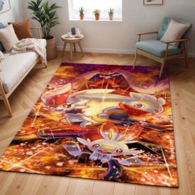 Tapis Pokémon – Pyrobut et Flambino