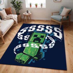 Tapis Minecraft – Creeper dans le jeu 03