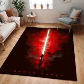 Tapis Star Wars – Dark Vador – Sabre laser rouge