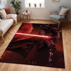 Tapis Star Wars – Dark Vador – Sabre laser rouge