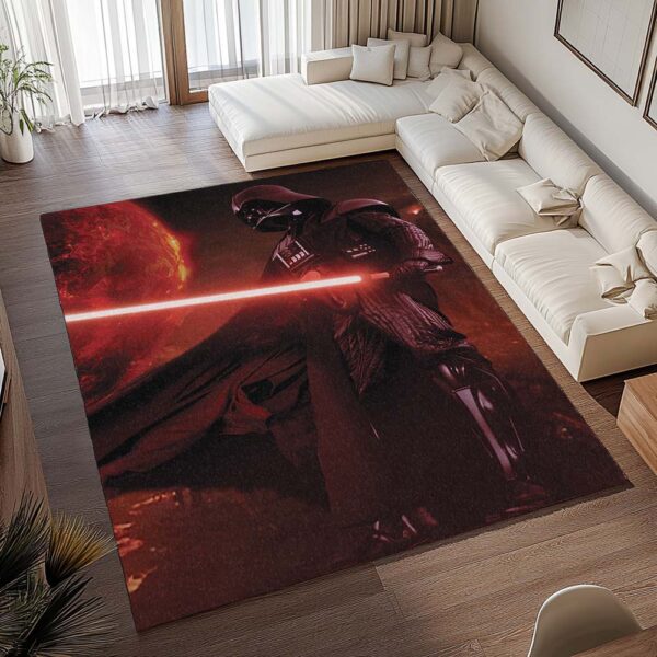 Tapis Star Wars – Dark Vador – Sabre laser rouge – Image 2